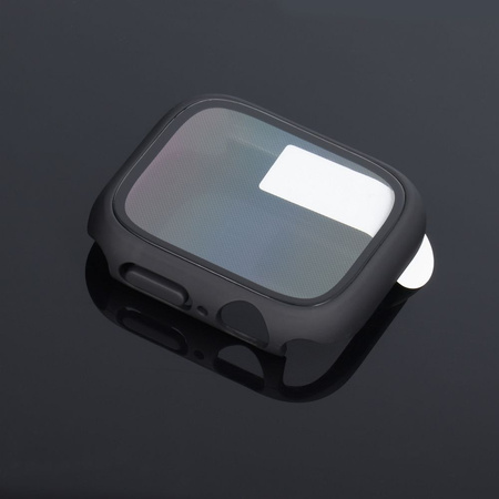 Futerał ochronny ze szkłem Bestsuit Flexible do Apple Watch series 7/8/9-41mm - grafitowy