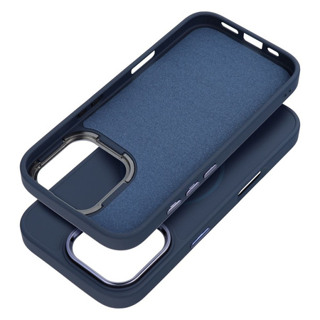 Futerał FRAME MAG COVER kompatybilny z MagSafe do IPHONE 16 PRO MAX granatowy