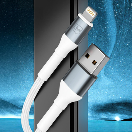 Accessories - 3mk Hyper Cable N-SERIES A to Lightning 2m 5V/2.4A 12W White