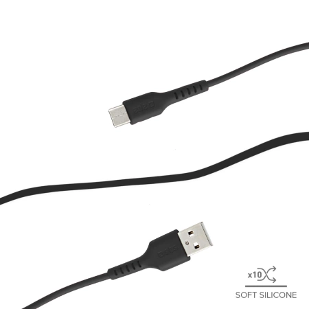 SBS TECABLEMICRO2K USB-A - Micro-USB Cable 2 m - Black