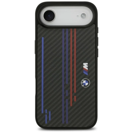 Etui BMW M Kevlar Lines & Logo MagSafe na iPhone Air - czarne