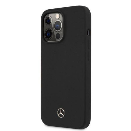 Case IPHONE 13 PRO Mercedes Hardcase Silicone MagSafe (MEHMP13LSILBK) black