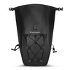 Wozinsky wodoodporna torba rowerowa sakwa na bagażnik 25l 2w1 czarny (WBB24BK)