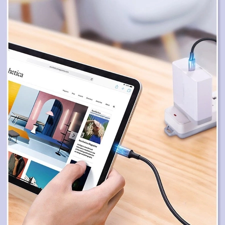 Ugreen cable USB Type C - USB Type C 5 A 100 W Power Delivery Quick Charge 3.0 FCP 480 Mbps 1 m black (70427 US316)