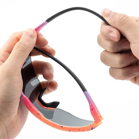 Okulary rowerowe Rockbros SP297 polaryzujące -  czarne