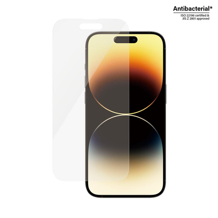 PanzerGlass szkło antybakteryjne Classic Fit do iPhone 16 Pro 6,3&quot; TTT