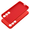 Futerał Silicone Mag Cover kompatybilny z MagSafe do SAMSUNG S24 czerwony