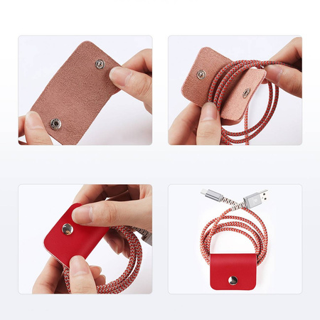 Dux Ducis Hivo echt Leder booktype case schutzhülle aufklappbare hülle für iPhone 14 Plus rot
