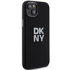 DKNY DKHCP15SSMCBSK iPhone 15 / 14 / 13 6.1" czarny/black hardcase Liquid Silicone Metal Logo