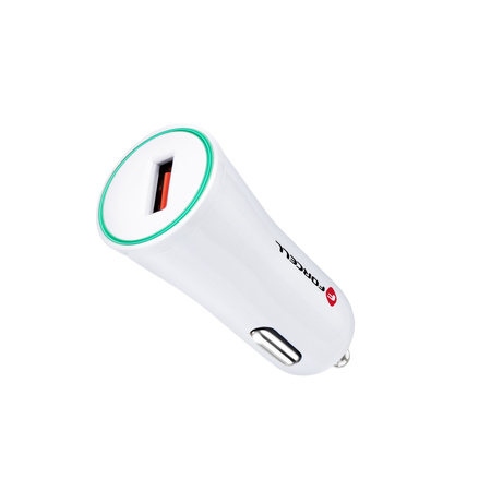 FORCELL ładowarka Samochodowa ze złączem USB - 2,4A z funkcją Quick Charge 3.0