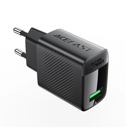 Acefast A90 Charger GaN USB-A QC 18W - Black