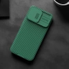 Pancerne etui Nillkin CamShield Pro Magnetic Case do iPhone 15 Plus z osłoną na aparat - zielone