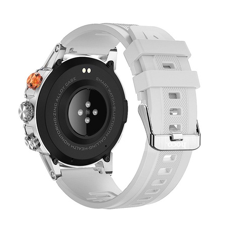 HOCO smartwatch / inteligentny zegarek Y20 smart sport (możliwość połączeń z zegarka) srebrny