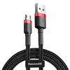 Baseus Cafule Cable - Dwustronny kabel połączeniowy micro USB na USB QC 3.0, 1.5 A, 2 m (czerwony/czarny)