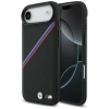 BMW M Tricolor Metal Logo MagSafe Case für iPhone 17 Air – Schwarz