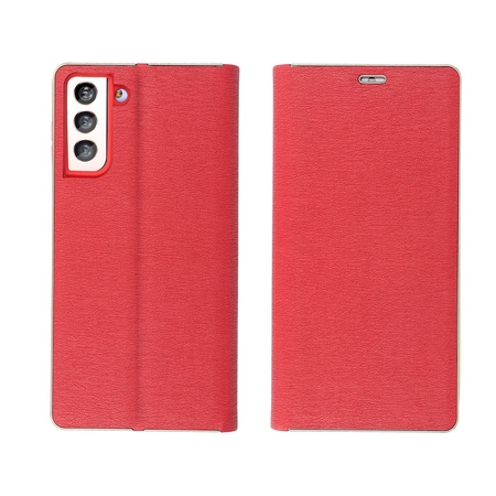 Kabura LUNA Book Gold do SAMSUNG A23 5G czerwony