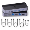 Ugreen CM664 HDMI switch 2in1 KVM switch - black