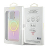 Guess IML Iridescent MagSafe case for iPhone 15 Pro - pink