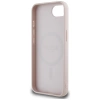Guess 4G Circle Classic Logo MagSafe iPhone 16e Hülle - Rosa