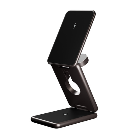 Allity ładowarka bezprzewodowa AWC-230-22WMS 22,5W grafitowa 3w1