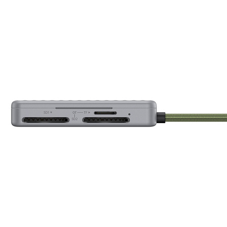 USB-C Card Reader Ugreen CM868 2xSD 1xTF 170Mbps (Gray)