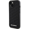 Karl Lagerfeld Quilted K Pattern case for iPhone 15 - black