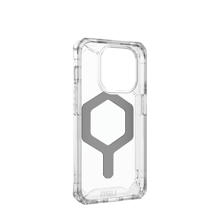 UAG Plyo Magsafe - protective case for iPhone 15 Pro compatible with MagSafe (ice-silver)