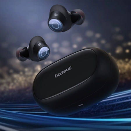 Baseus Bowie MA20 Pro TWS Wireless Headphones with ANC and IPX6 - Black