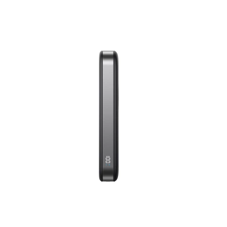 Powerbank Joyroom JR-PBM12 10000mAh 22.5W Qi2, kompatybilny z MagSafe, z podstawką w kształcie pierścienia - czarny