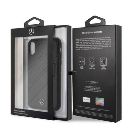 Original Handyhülle IPHONE XR Mercedes Hardcase New Organic I schwarz