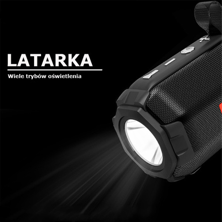 GŁOŚNIK BLUETOOTH SPEAKER DENMEN 3W CZARNY TF BT 5.0 ROZMOWY DR07