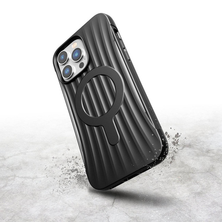 Raptic X-Doria Clutch Built Case etui iPhone 14 Pro Max z MagSafe pokrowiec plecki czarny