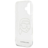 Original Handyhülle IPHONE 16 Karl Lagerfeld Hardcase IML Rhinestones Karl Head transparent