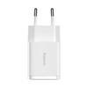 Baseus  Compact  Charger 2U 10.5W EU White