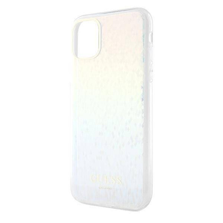 Guess nakładka do iPhone 11 GUHCN61HDECMI HC IML FACETED MIRROR DISCO IRIDESCENT