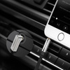 Ugreen płaski kabel przewód audio AUX 3,5 mm mini jack 3m srebrny (10728)
