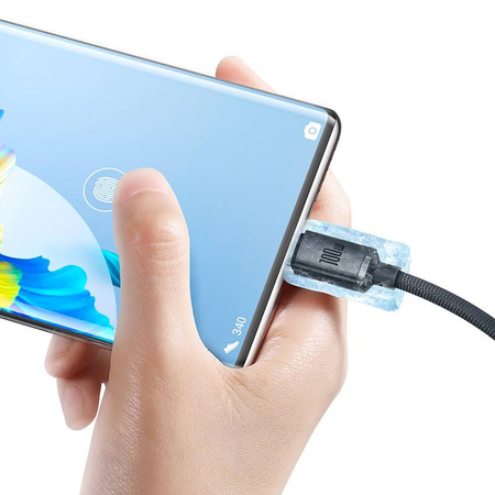 Baseus Crystal Shine Series Fast Charging Data Cable USB to Type-C 100W 1.2m Black