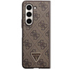 Guess nakładka do Samsung Z Fold5 GUHCZFD5P4TDPW czarna Leather 4G Triangle Strass