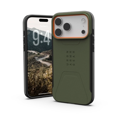UAG Civilian MagSafe Case for iPhone 17 Pro Max - Olive Orange