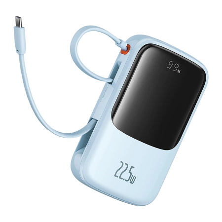 Baseus Qpow Pro+ 22,5 W 10000 mAh USB-C Powerbank – blau