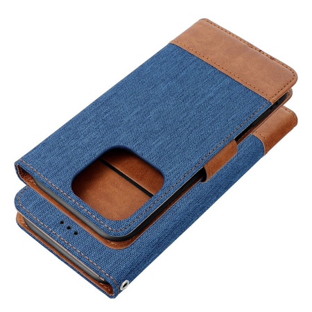 Kabura JEANS Book do IPHONE 16 Pro Max niebieski