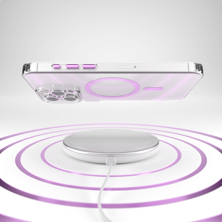 Nakładka Etteri Color Mag do iPhone 14 Pro 6,1" różowa