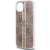 Oryginalne Etui GUESS Hardcase GUHCP15MH4PSEGW do iPhone 15 Plus (4G Gold  Stripe / brązowy)