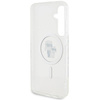 Oryginalne Etui KARL LAGERFELD hardcase IML Karl&Choupette MagSafe KLHMS24SHGKCNOT do Samsung Galaxy S24 przezroczysty