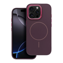 Futerał FRAME MAG COVER kompatybilny z MagSafe do IPHONE 12 PRO fioletowy
