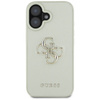 Schutzhülle IPHONE 16 Guess Grained Big 4G Logo Small Classic Logo grün