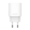 JELLICO Netz-Ladegerät EU53 PD 30W 1xUSB-C + Kabel USB-C - USB-C weiss