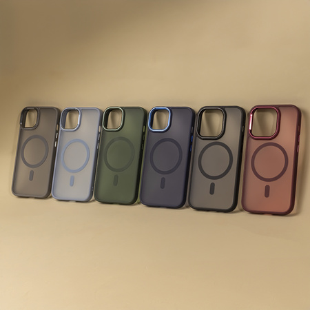 Nakładka Frozen Mag do Samsung Galaxy S24 FE granatowa