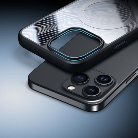 Gepanzerte Hülle für iPhone 15 Pro Max mit MagSafe Dux Ducis Aimo Mag – schwarz