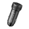 HOCO car charger Z49 2.4A 2xUSB + cable Micro USB Black